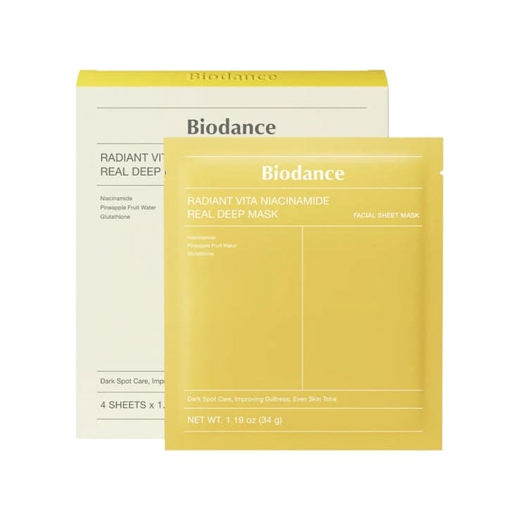 ماسك تفتيح البقع الداكنة بالأناناس من Biodance 