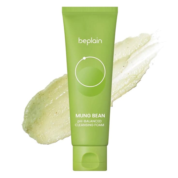 ( منتج جديد ) غسول رغوي - beplain Mung Bean pH-Balanced Cleansing Foam