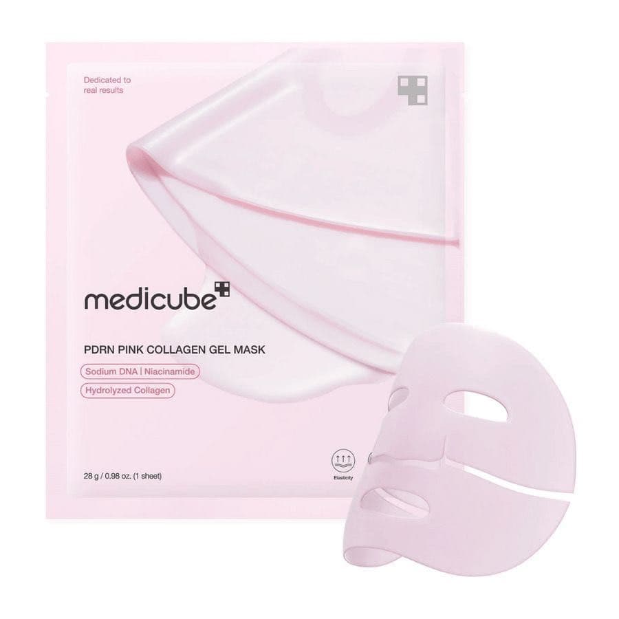 ماسك شيت الكولاجين بالسالمون وmedicube PDRN
