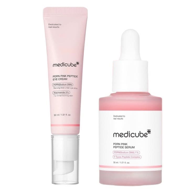 ثنائي استعادة النضارة ومكافحة التجاعيد (Medicube PDRN Pink Peptide)