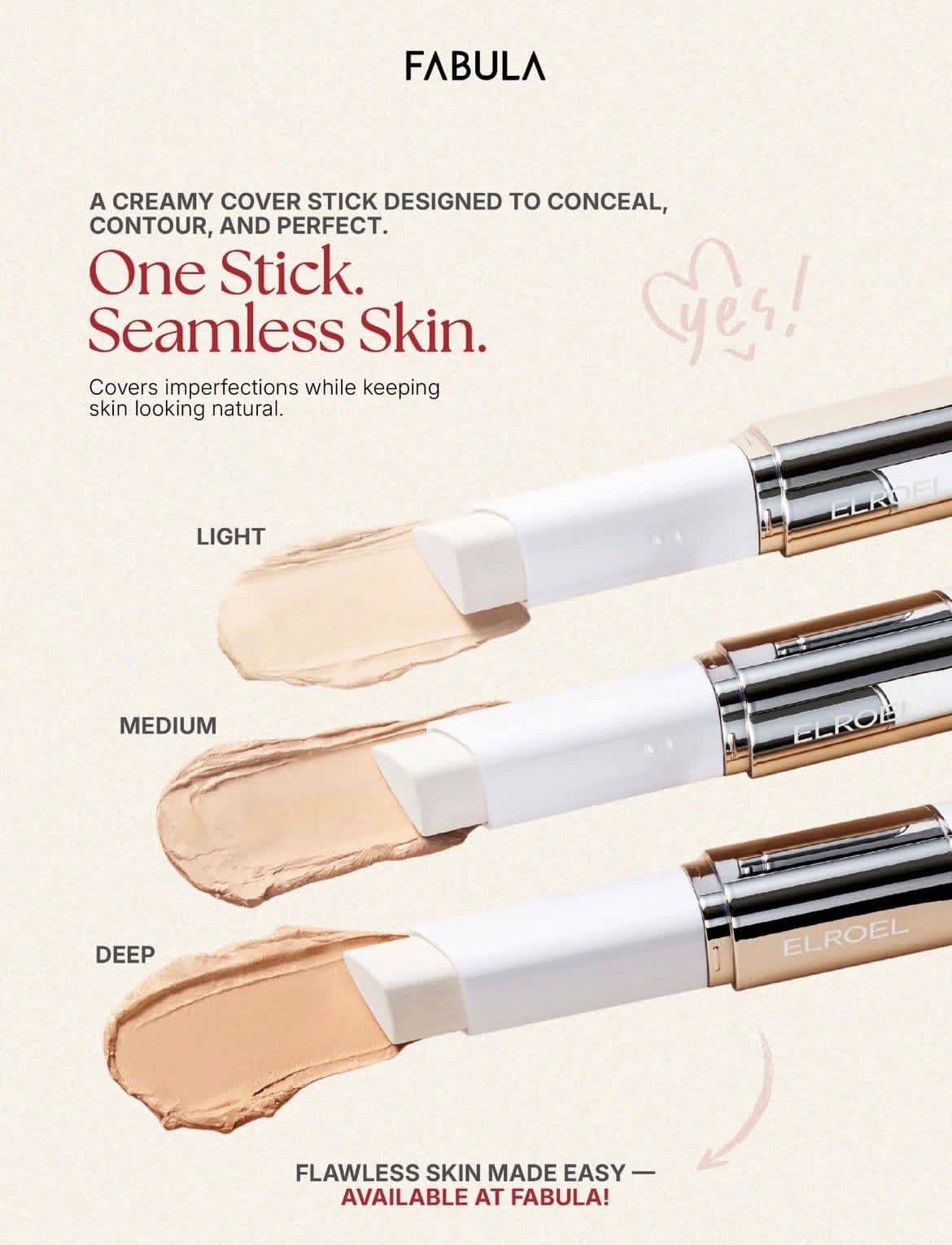 فاوينديشن ستيك من ELROEL 